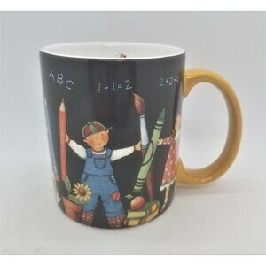 Lang Mugs Teacher's Coffee Cup Hand in Hand by Susan Winget Artwork Kids Crayons